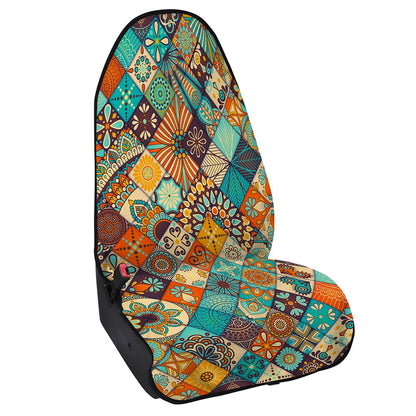 Vintage Mandala Bohemian Pattern Print Waterproof Car Seat Cover