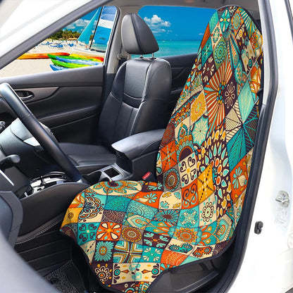 Vintage Mandala Bohemian Pattern Print Waterproof Car Seat Cover