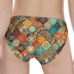 Vintage Mandala Bohemian Pattern Print Women's Panties