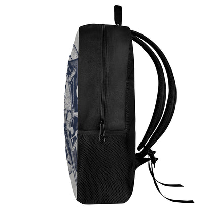 Vintage Masonic Freemasonry Print 17 Inch Backpack