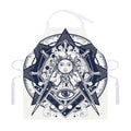 Vintage Masonic Freemasonry Print Adjustable Apron