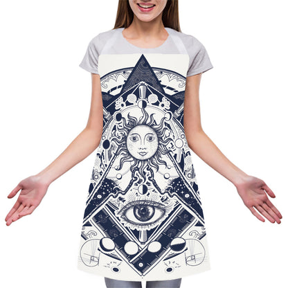 Vintage Masonic Freemasonry Print Adjustable Apron
