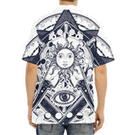 Vintage Masonic Freemasonry Print Aloha Shirt