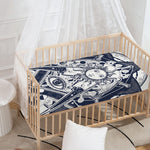 Vintage Masonic Freemasonry Print Baby Crib Sheet