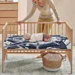 Vintage Masonic Freemasonry Print Baby Crib Sheet