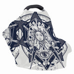 Vintage Masonic Freemasonry Print Baby Seat Cover