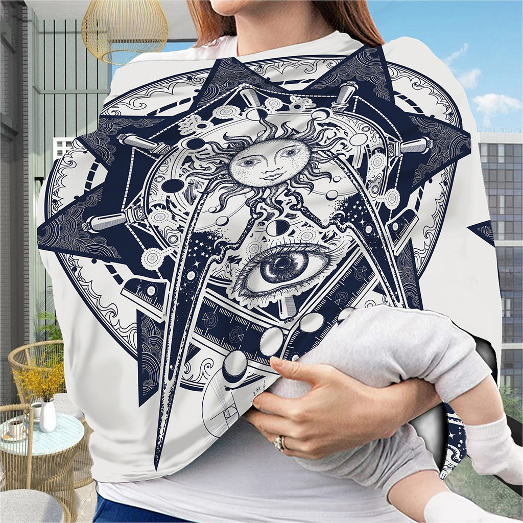 Vintage Masonic Freemasonry Print Baby Seat Cover