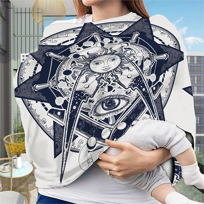 Vintage Masonic Freemasonry Print Baby Seat Cover
