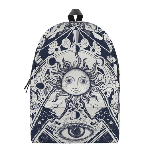 Vintage Masonic Freemasonry Print Backpack