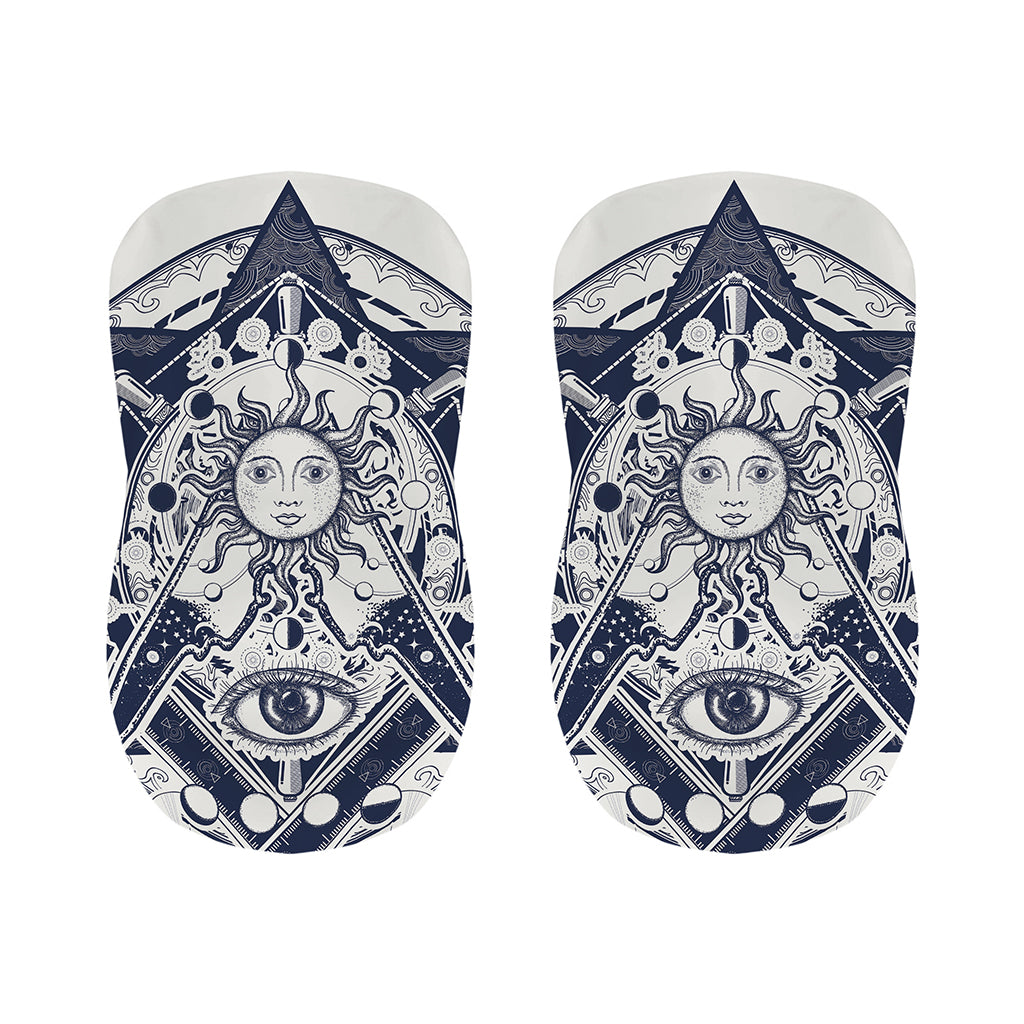 Vintage Masonic Freemasonry Print Bar Stool Covers