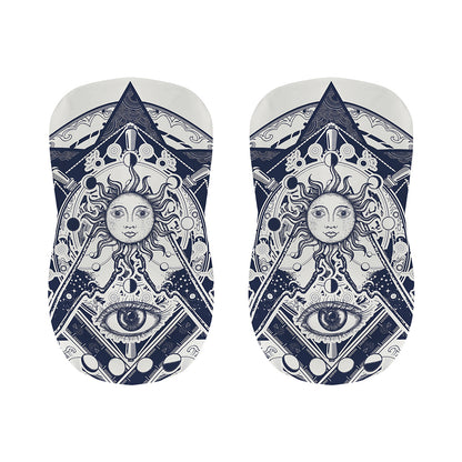 Vintage Masonic Freemasonry Print Bar Stool Covers