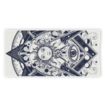 Vintage Masonic Freemasonry Print Beach Towel