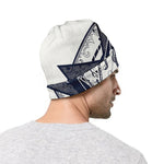 Vintage Masonic Freemasonry Print Beanie
