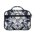 Vintage Masonic Freemasonry Print Briefcase Bible Bag