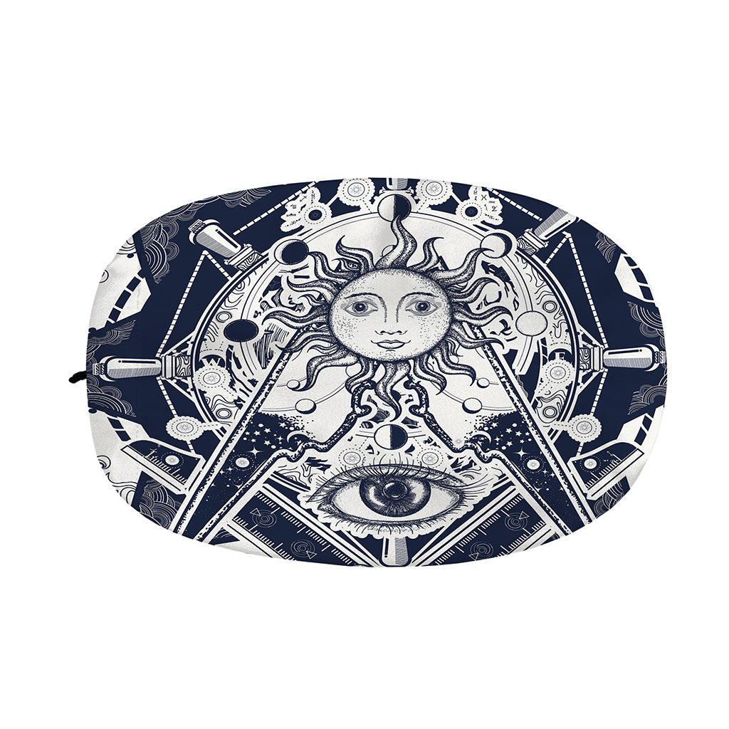 Vintage Masonic Freemasonry Print Car Side Mirror Covers