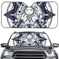 Vintage Masonic Freemasonry Print Car Windshield Sun Shade
