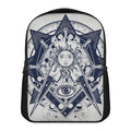 Vintage Masonic Freemasonry Print Casual Backpack