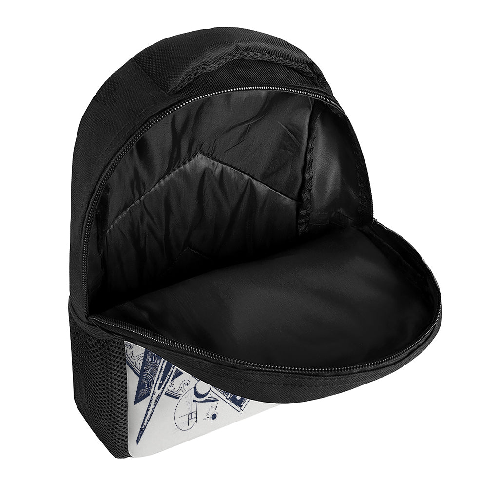 Vintage Masonic Freemasonry Print Casual Backpack