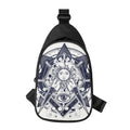 Vintage Masonic Freemasonry Print Sling Bag