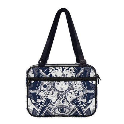 Vintage Masonic Freemasonry Print Double Strap Bible Bag