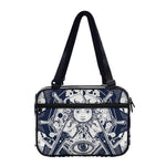 Vintage Masonic Freemasonry Print Double Strap Bible Bag