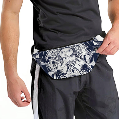 Vintage Masonic Freemasonry Print Fanny Pack