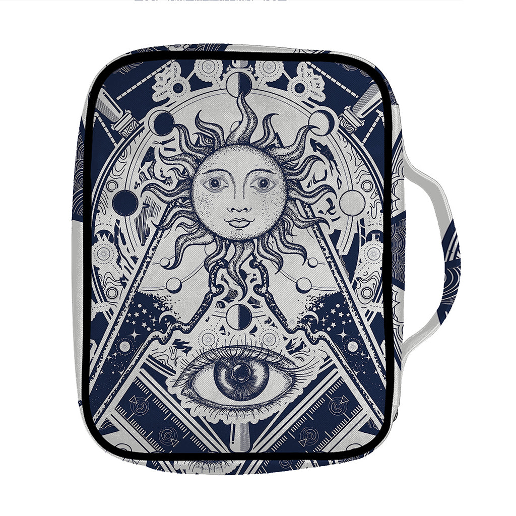 Vintage Masonic Freemasonry Print Front Pocket Bible Bag