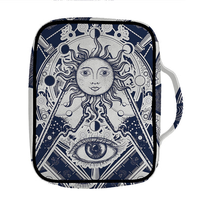 Vintage Masonic Freemasonry Print Front Pocket Bible Bag