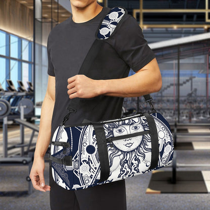 Vintage Masonic Freemasonry Print Gym Bag