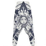 Vintage Masonic Freemasonry Print Hammer Pants