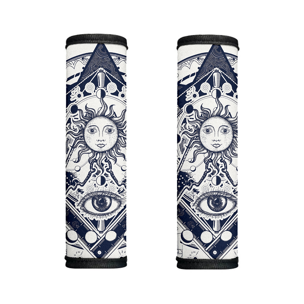 Vintage Masonic Freemasonry Print Handle Covers