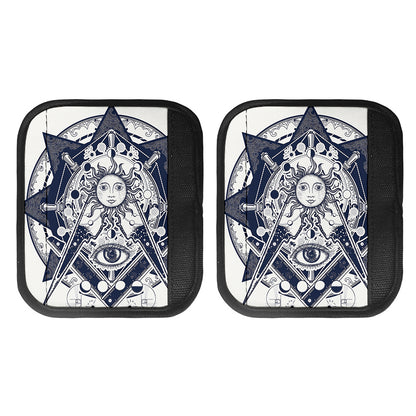 Vintage Masonic Freemasonry Print Handle Covers