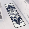 Vintage Masonic Freemasonry Print Long Kitchen Mat