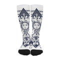 Vintage Masonic Freemasonry Print Long Socks