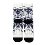 Vintage Masonic Freemasonry Print Long Socks