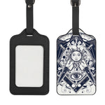 Vintage Masonic Freemasonry Print Luggage Tag