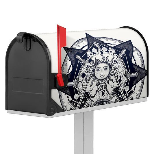 Vintage Masonic Freemasonry Print Mailbox Cover