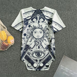 Vintage Masonic Freemasonry Print Men's Bodysuit