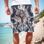 Vintage Masonic Freemasonry Print Men's Cargo Shorts