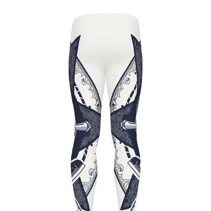 Vintage Masonic Freemasonry Print Men's leggings