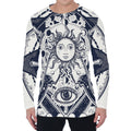 Vintage Masonic Freemasonry Print Men's Long Sleeve T-Shirt