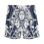 Vintage Masonic Freemasonry Print Men's Sports Shorts