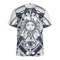 Vintage Masonic Freemasonry Print Men's Athletic T-Shirt