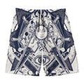 Vintage Masonic Freemasonry Print Men's Swim Trunks