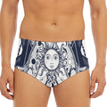 Vintage Masonic Freemasonry Print Men's Triangle Swim Briefs