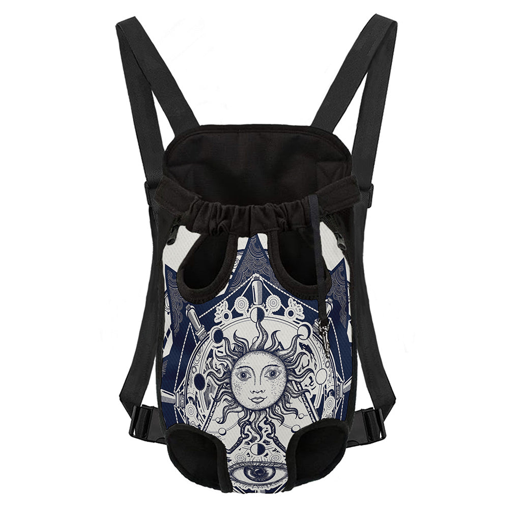 Vintage Masonic Freemasonry Print Pet Carrier Backpack