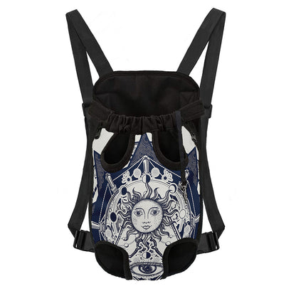 Vintage Masonic Freemasonry Print Pet Carrier Backpack