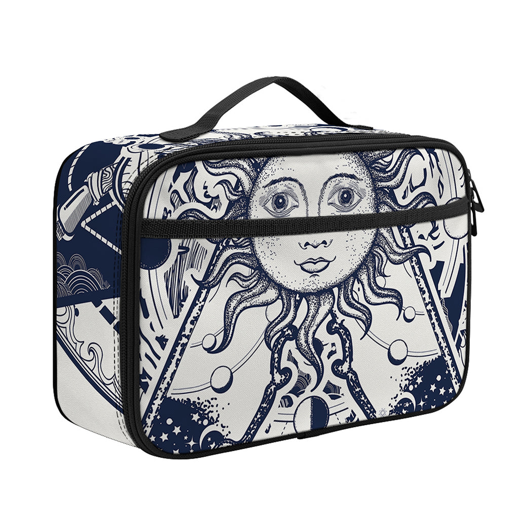 Vintage Masonic Freemasonry Print Portable Lunch Bag