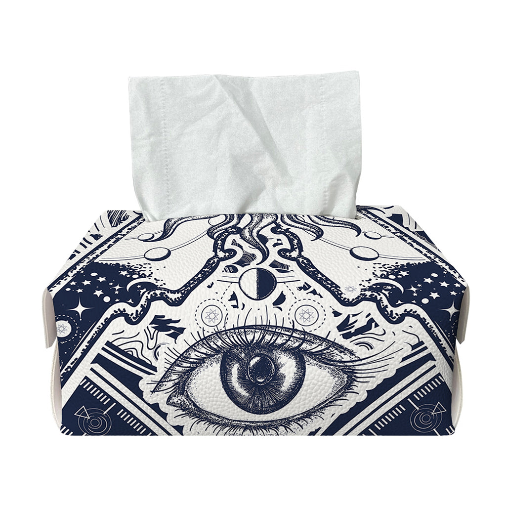 Vintage Masonic Freemasonry Print Rectangle Tissue Box Cover