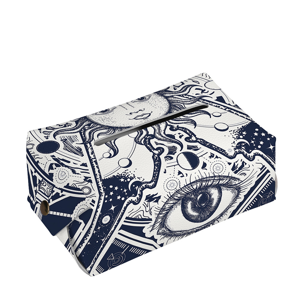 Vintage Masonic Freemasonry Print Rectangle Tissue Box Cover